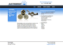 Tablet Screenshot of electrobright.com